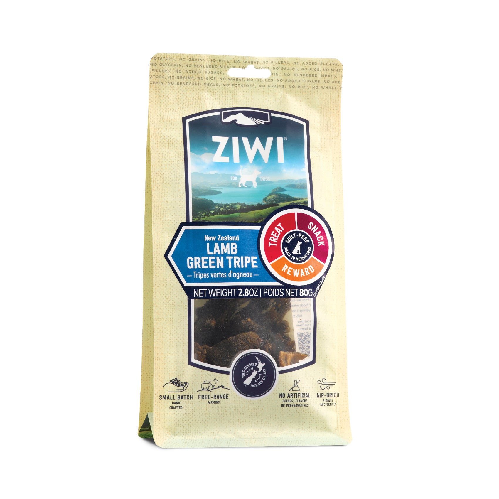 Ziwi Hondensnack Lamspens 80 gr.