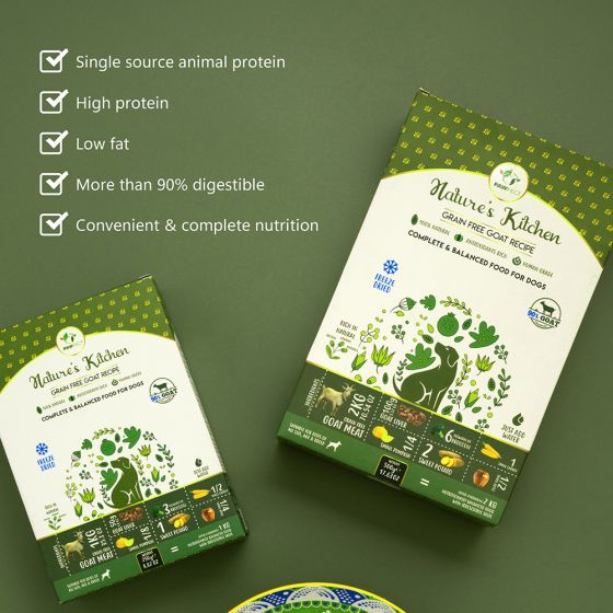 PawFect Freeze Dried hondenvoeding Geit 250 gr.