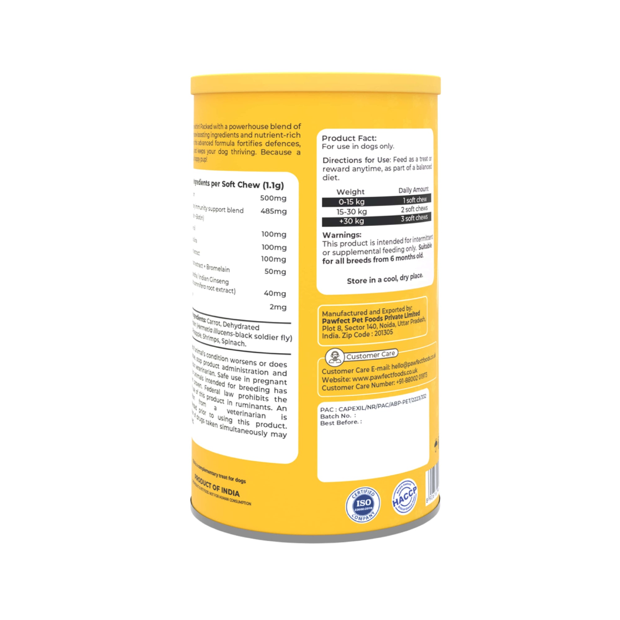 Pawfect supplements Wild Vigor Defender Bites 60 Pcs.