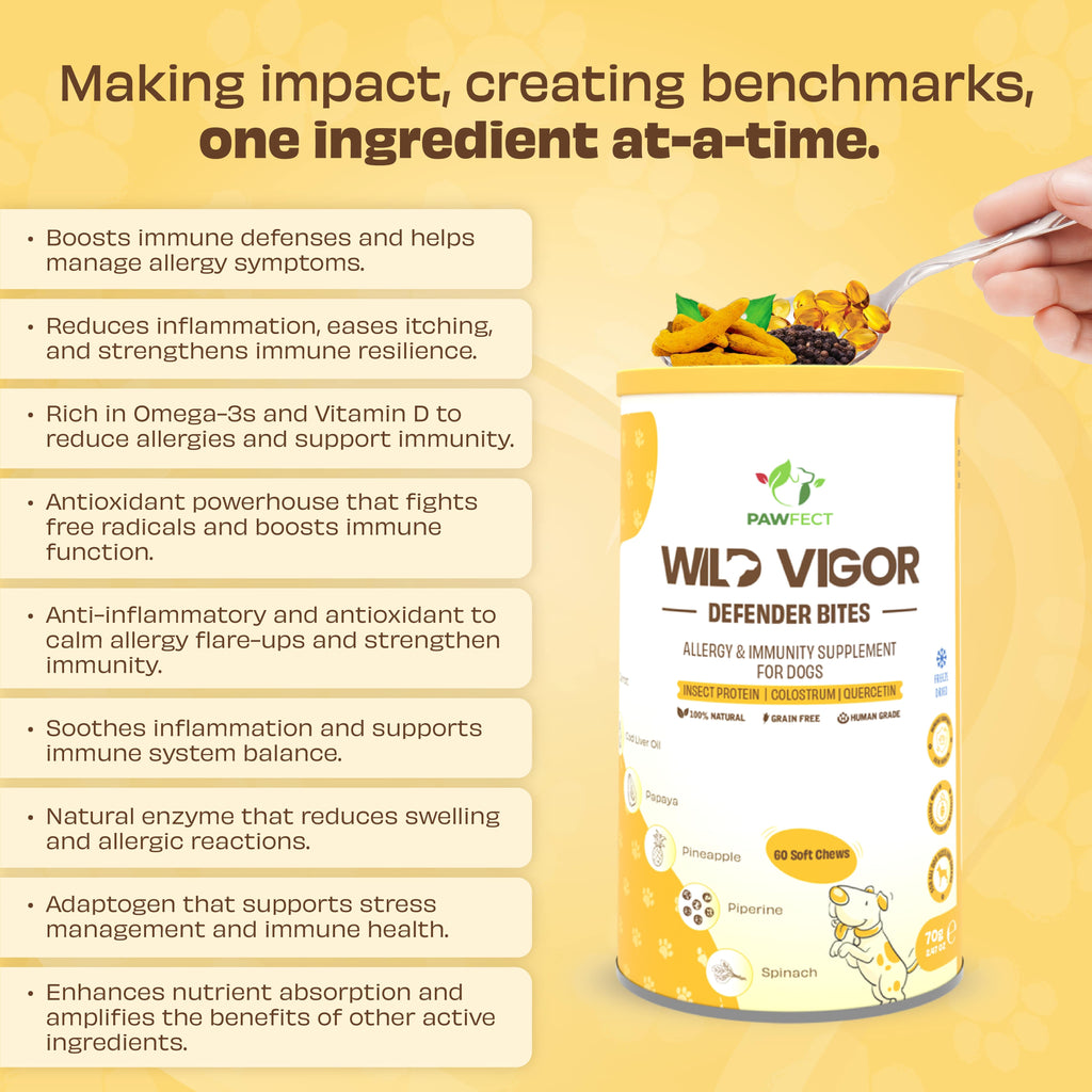 Pawfect supplements Wild Vigor Defender Bites 60 Pcs.