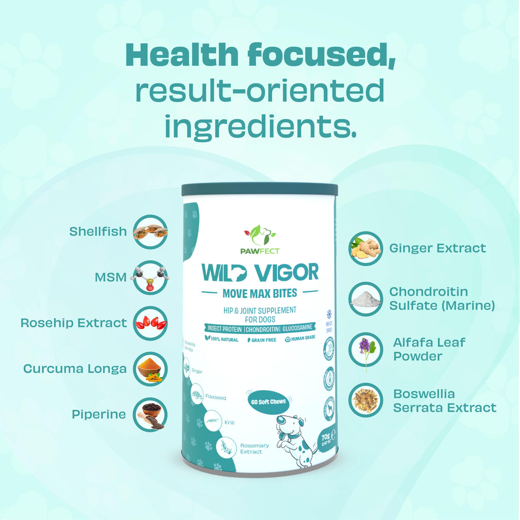 Pawfect supplements Wild Vigor Move Max 60 Pcs.