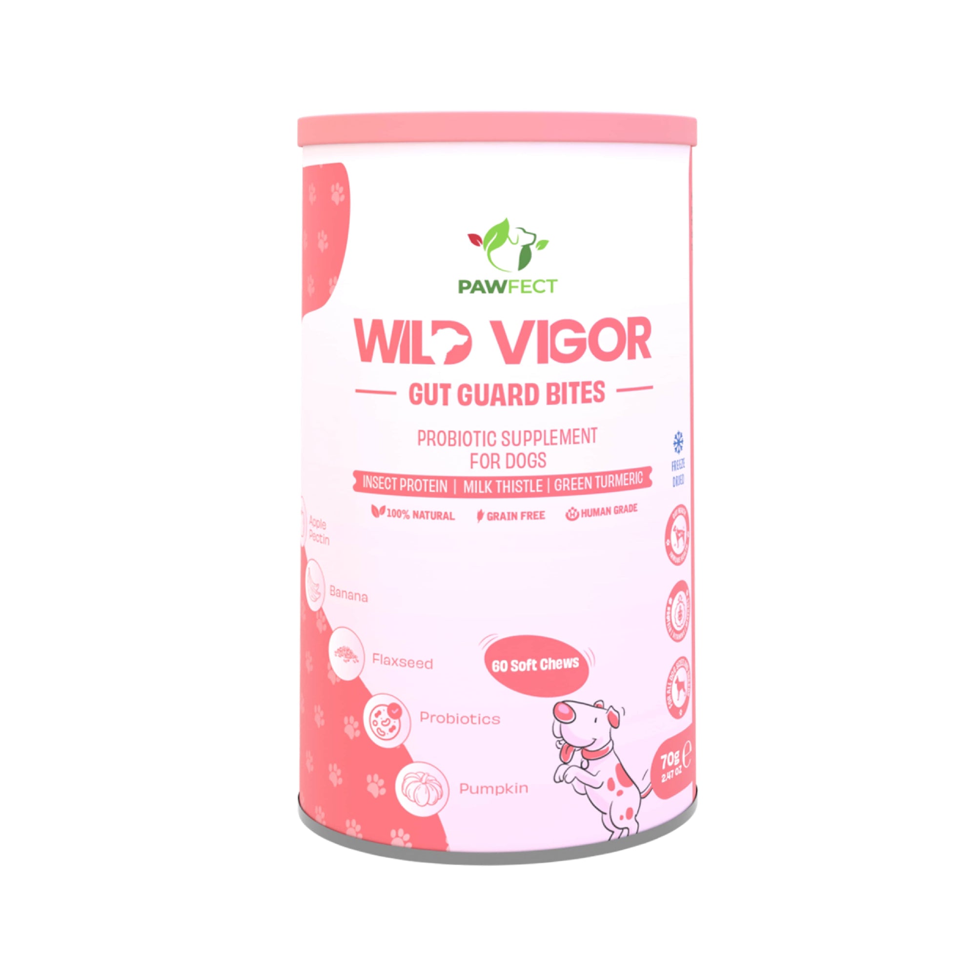 Pawfect supplements Wild Vigor Gut Guard 60 Pcs.