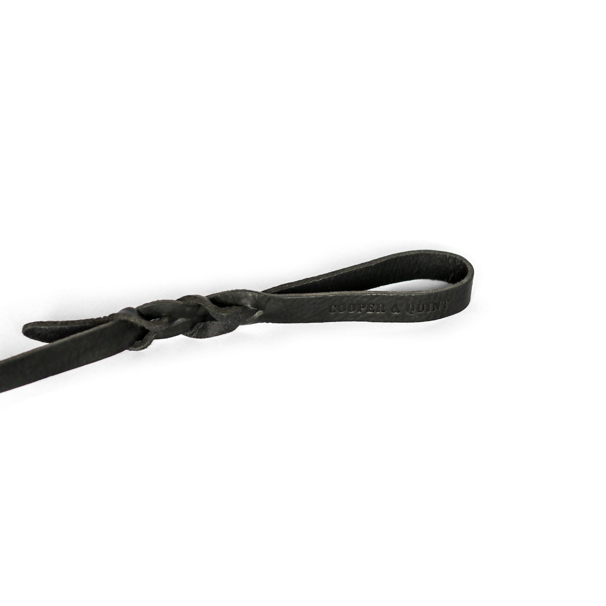 Twisted Hondenriem Zwart - Cooper & Quint