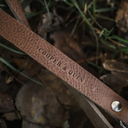 Switch Verstelbare Leren Hondenriem Stone - Cooper & Quint