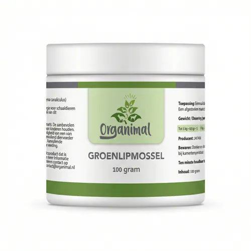 Organimal Groenlipmossel – Honden