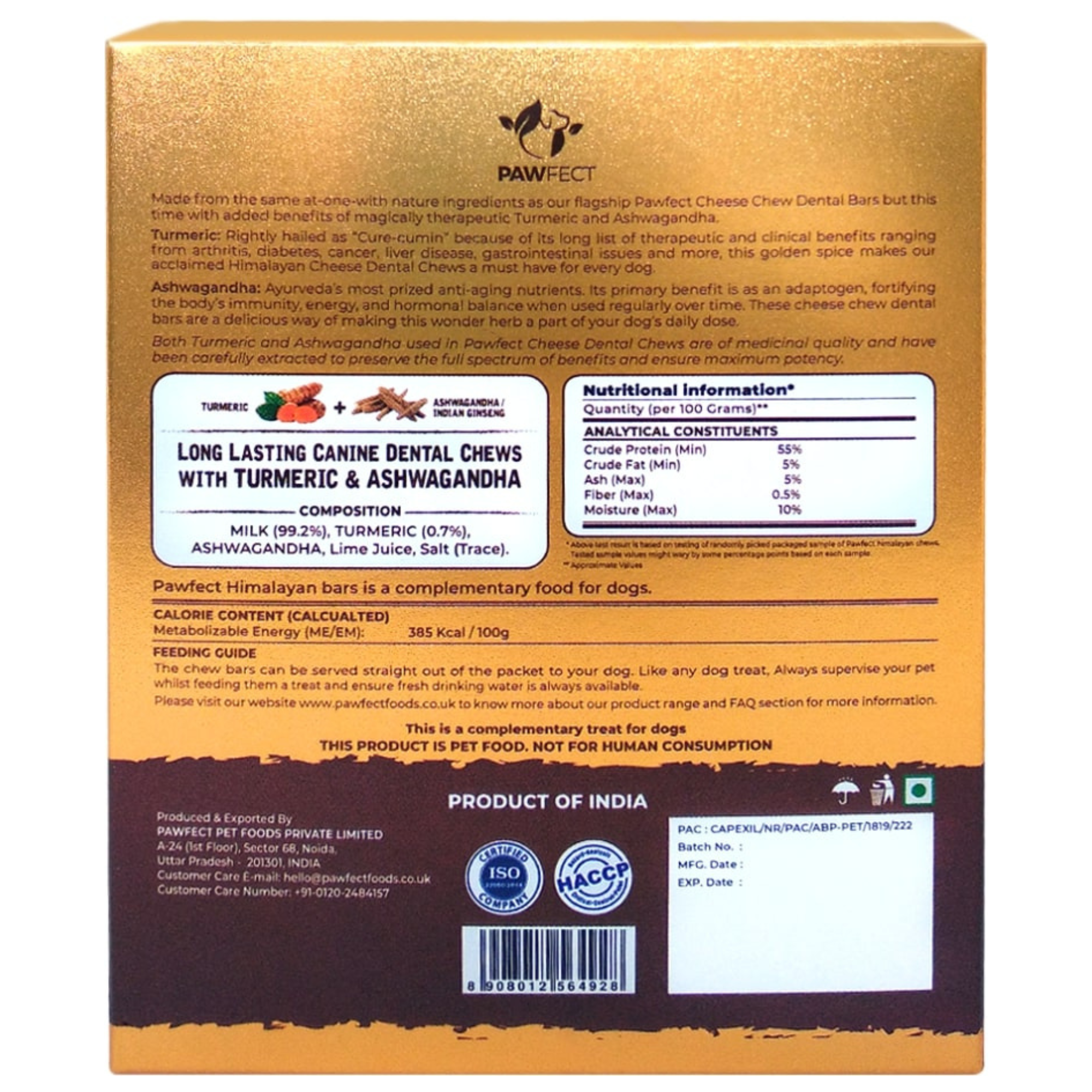 PawFect Chew Kurkuma en Ashwagandha Medium